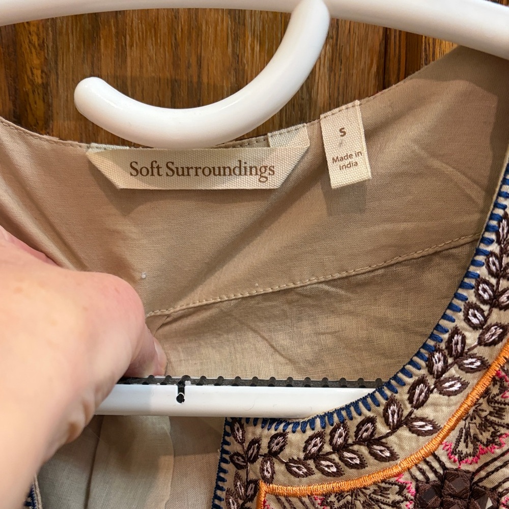 Soft Surroundings Colorful Patterned Statement Ja… - image 2